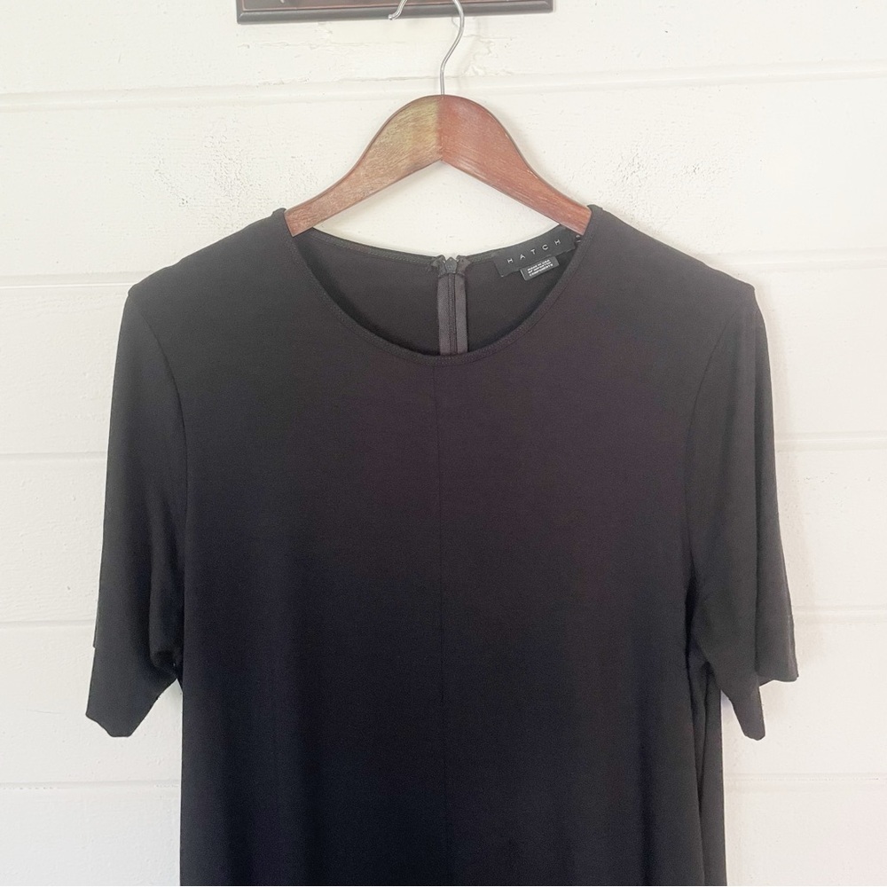 Hatch Maternity The Walkabout Black Short Sleeve Rayon Jumpsuit Size 3 (Large) - Picture 4 of 12